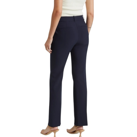 Favorite Daughter The Kelly Slim Fit Pants 14 Navy Blue - Picture 3 of 12